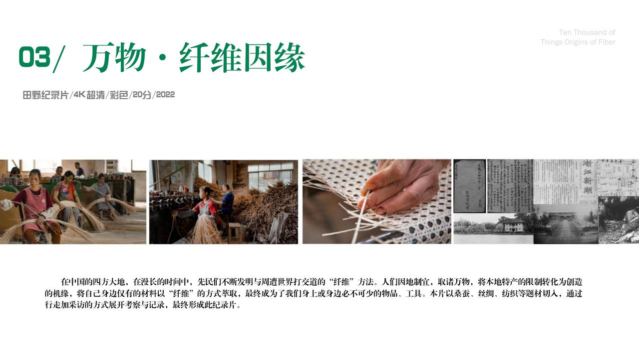Ten Thousand Things — Origins of Fiber